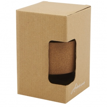 Logotrade meened pilt: Lidan 360 ml borosilikaatklaasist termotops silikoonkaanega