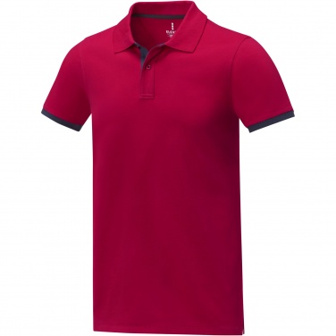Logotrade ärikingitused pilt: Morgani lühikeste varrukatega meeste kahetooniline polo