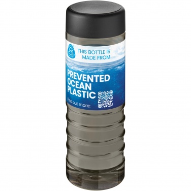 Logo trade ärikingituse pilt: H2O Active® Eco Treble 750 ml keeratava korgiga veepudel 