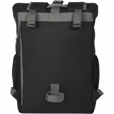 Logotrade ärikingid pilt: Aqua 15" GRS taaskasutatud veekindel rulliga rattakott 20L