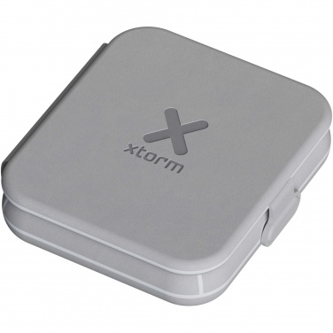 Logo trade firmakingituse pilt: Xtorm XWF21 15W kokkupandav 2-in-1 juhtmevaba reisilaadija
