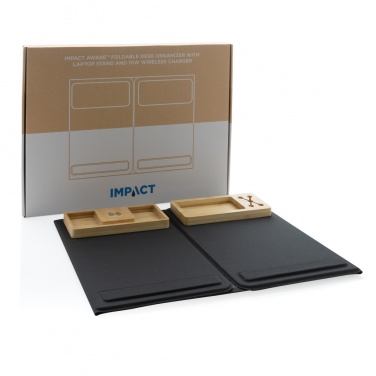 Logotrade ärikingituse foto: Impact AWARE RPET Kokkupandav lauakorraldaja sülearvuti alusega