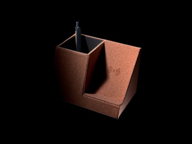 Logo trade ärikingitused foto: Korgist pliiatsihoidja ja 5W juhtmevaba laadija