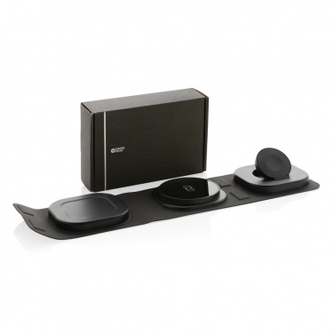 Logo trade firmakingitused foto: Swiss Peak RCS rplastist kolm-ühes juhtmevaba 15W reisilaadija