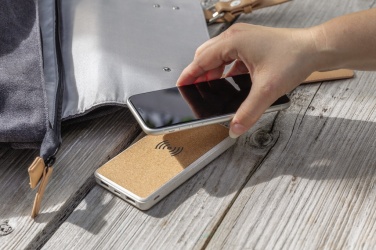 Logotrade reklaamkingituse foto: Korgi- ja nisukõrrega 8000 mAh 5W juhtmevaba akupank