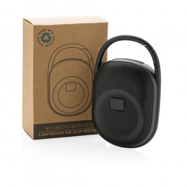 Logo trade ärikingitused foto: RCS taaskasutatud plastist Lightboomi 5W klambriga kõlar