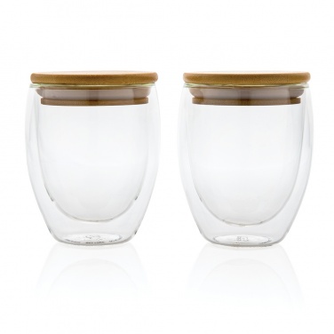 Logotrade firmakingitused pilt: Topeltseinaga borosilikaatklaasist komplekt 2 x 250 ml