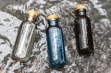 Logotrade reklaamkingi foto: RCS RPET pudel bambusest kaane ja käepidemega