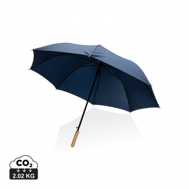 Logotrade firmakingi foto: 27" Impact AWARE™ RPET 190T automaatselt avatav bambusest vihmavari