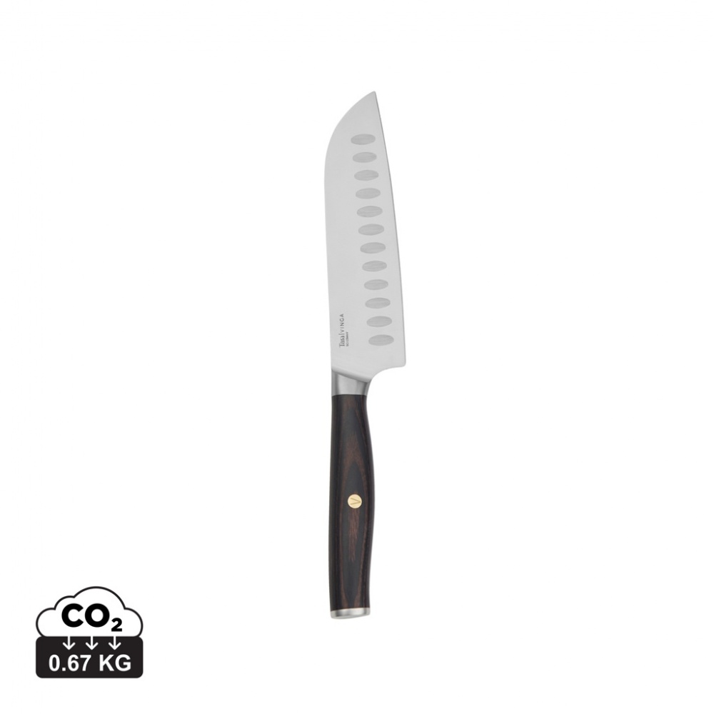 Logotrade meene foto: VINGA Tara RCS taaskasutatud terasest santoku nuga