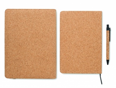 Logotrade reklaamkingituse foto: A5 märkmik-mapp korgist