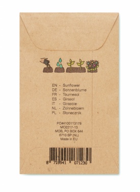 Logo trade meened foto: Päevalilleseemned ümbrikus