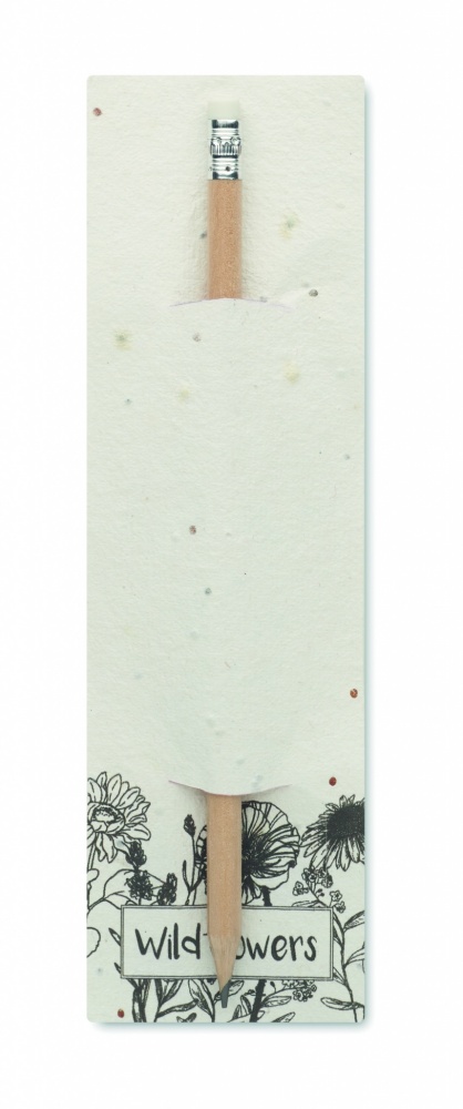 Logotrade reklaamtooted pilt: Naturaalne pliiats seemnetega kotis