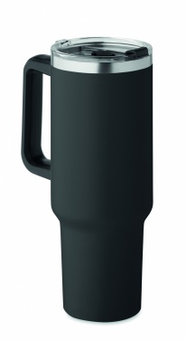 Logo trade reklaamkingid foto: Suur roostevabast terasest termoskruus, 1200 ml