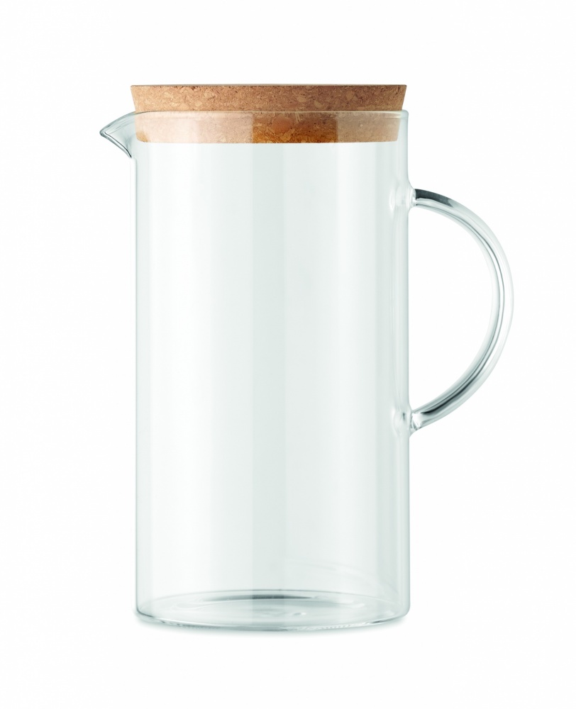 Logo trade firmakingi pilt: Borosilikaatklaasist karahvin 1L