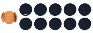 Logotrade firmakingi foto: RPET rannaalused bambusest hoidikus