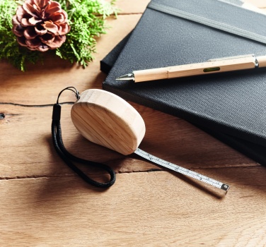 Logo trade reklaamtooted foto: Bambusest mõõdulint 2m