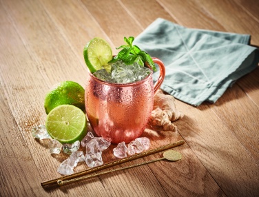 Logo trade ärikingi pilt: Kokteili vasest kruus 400 ml