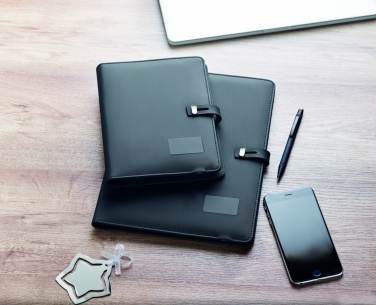 Logotrade reklaamkingid pilt: A4 mapp koos juhtmevaba laadijaga 5W