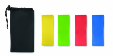 Logo trade reklaamtoote pilt: Komplektis 4 TPE fitnessrihma