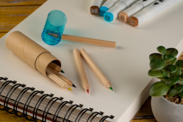 Logo trade reklaamtoote pilt: Puidust värvipliiatsid BECKY