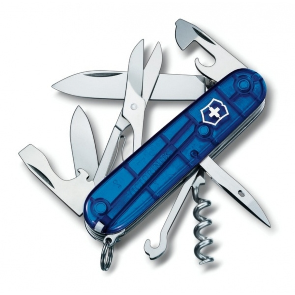 Logotrade ärikingituse foto: Taskunuga Climber läbipaistev Victorinox