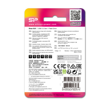 Logo trade reklaamtoote pilt: Pendrive Silicon Power Blaze B25 3.1