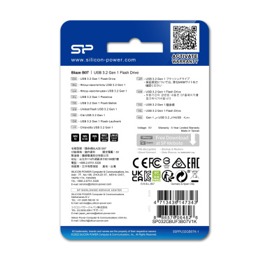 Logo trade meened foto: PENDRIVE SILICON POWER BLAZE - B07 3.2 16GB