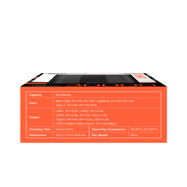 Logotrade reklaamkingi foto: Akupank SILICON POWER QX55 30000 MAH