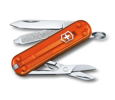 Logo trade firmakingitused foto: Taskunuga Classic SD läbipaistev Victorinox