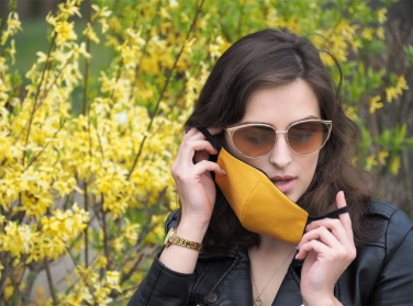 Logotrade reklaamtoote foto: VENUS PRO puuvillane näomask koos HEPA filtri taskuga 1378165