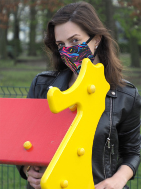 Logo trade firmakingi pilt: VENUS PRO puuvillane näomask koos HEPA filtri taskuga 1378165