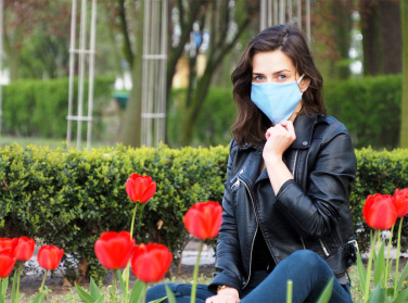 Logotrade ärikingitused pilt: VENUS PRO puuvillane näomask koos HEPA filtri taskuga 1378165