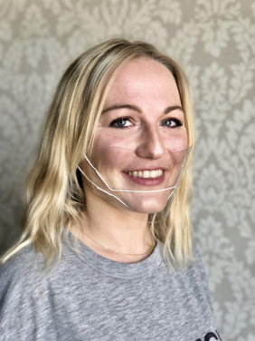 Logo trade meened foto: ATENA läbipaistev näokaitse-mask suu ja nina jaoks 1461162