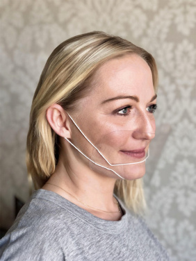 Logotrade ärikingi foto: ATENA läbipaistev näokaitse-mask suu ja nina jaoks 1461162