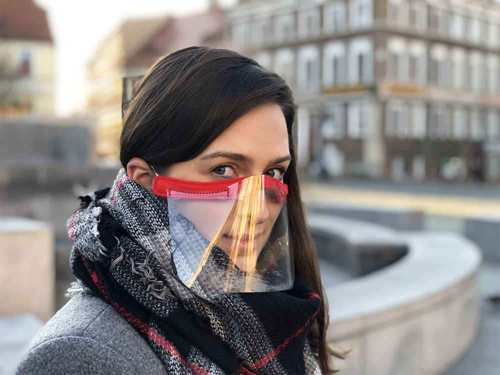 Logotrade ärikingituse foto: KALIPSO näokaitse - läbipaistev mask suu ja nina jaoks 1447162