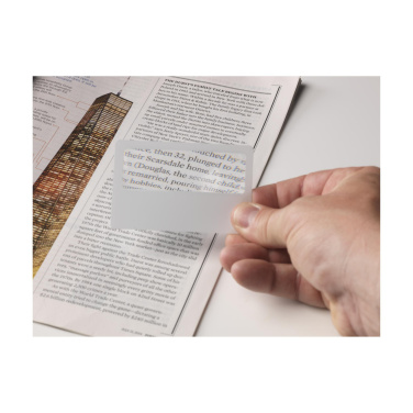 Logotrade firmakingituse foto: Loupe krediitkaardikujuline suurendusklaas