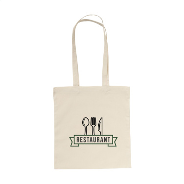 Logo trade reklaamkingid foto: ShoppyBag (135g/m²) pikkade sangadega puuvillane kott