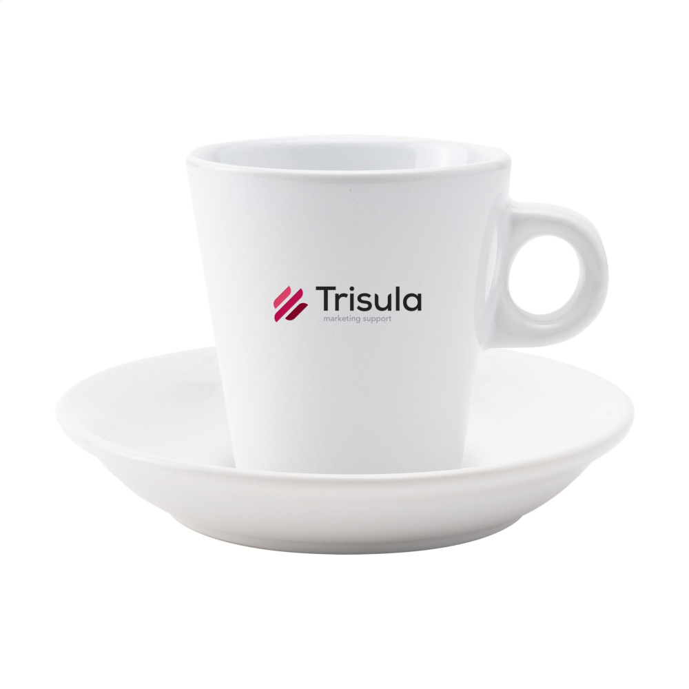 Logo trade ärikingi pilt: Burano 200 ml kruus ja alustass