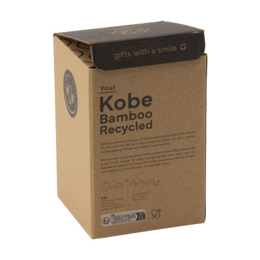 Logotrade ärikingitused pilt: Kobe Bamboo RCS Recycled Steel 350 ml kohvitass