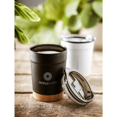 Logotrade reklaamkingi foto: Kobe Bamboo RCS Recycled Steel 350 ml kohvitass