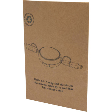 Logotrade reklaamkingi foto: Punane Alasia 5-in-1 laadimisjuhe