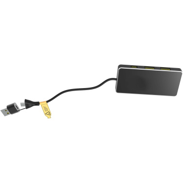 Logo trade meened foto: SCX.design H20 8-ühes USB-jaotur kahe sisendi ja 6-pordiga