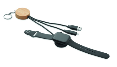 Logotrade firmakingi foto: BULE võtmehoidjaga 4in1 60 W kaabliga