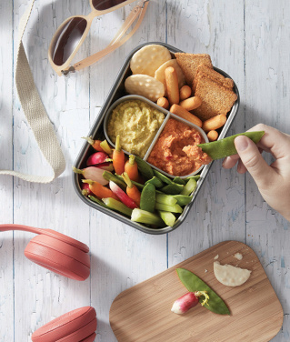 Logo trade firmakingitused foto: Black+Blum roostevabast terasest võileivakarp, suur