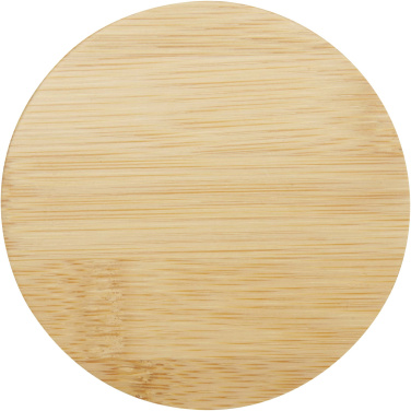 Logo trade firmakingituse pilt: Leona 350 ml klaastass bambusest kaanega