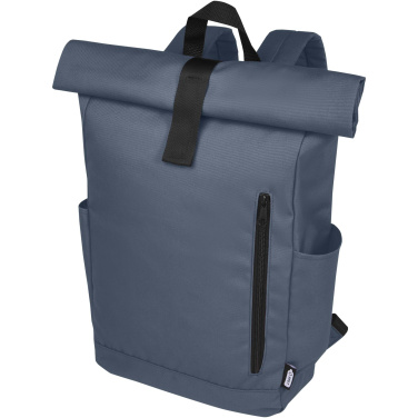Logotrade firmakingi foto: Byron 15,6" GRS RPET rull-top seljakott 18L