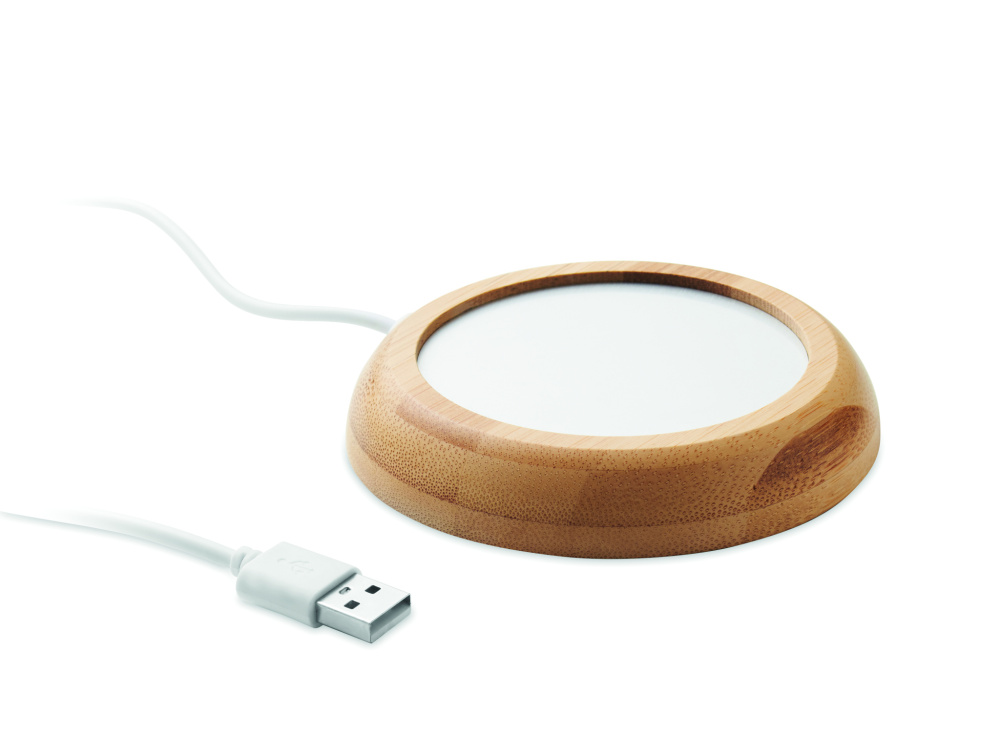Logotrade reklaamkingituse foto: Bambusest kruusisoojendaja USB-ga MUGLET
