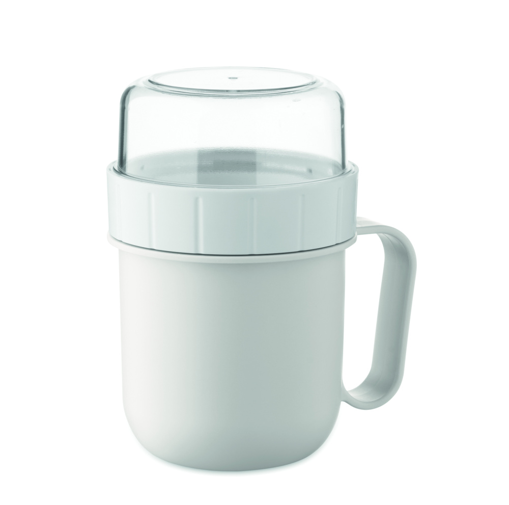 Logo trade ärikingituse pilt: Kaasavõetav tass PP-st 450 ml