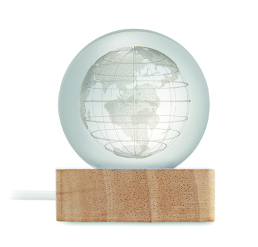 Logo trade reklaamkingitused foto: LED-klaasist kera Globe